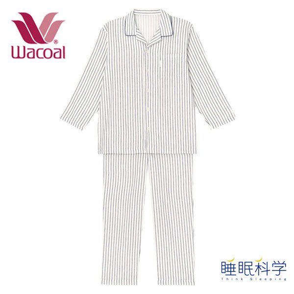 パジャマ メンズ 長袖 ワコール 睡眠科学 二重ガーゼ m l 前開きタイプ ランジェリーショップ夢屋 おすすめ商品 沼津仲見世商店街 パジャマ メンズ 長袖 ワコール 睡眠科学 二重ガーゼ m l 前開きタイプ ランジェリーショップ夢屋 おすすめ商品 沼津仲見世商店街